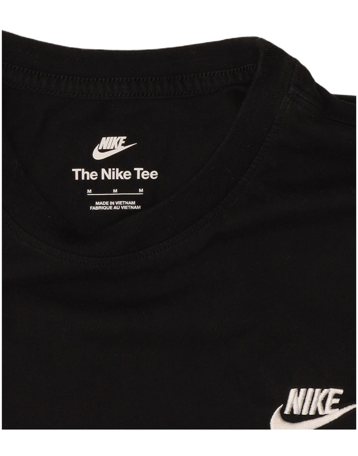 Camiseta masculina NIKE Top médio algodão preto