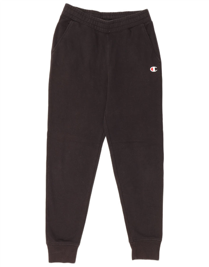 Calça de treino masculina Champion Joggers pequeno algodão preto