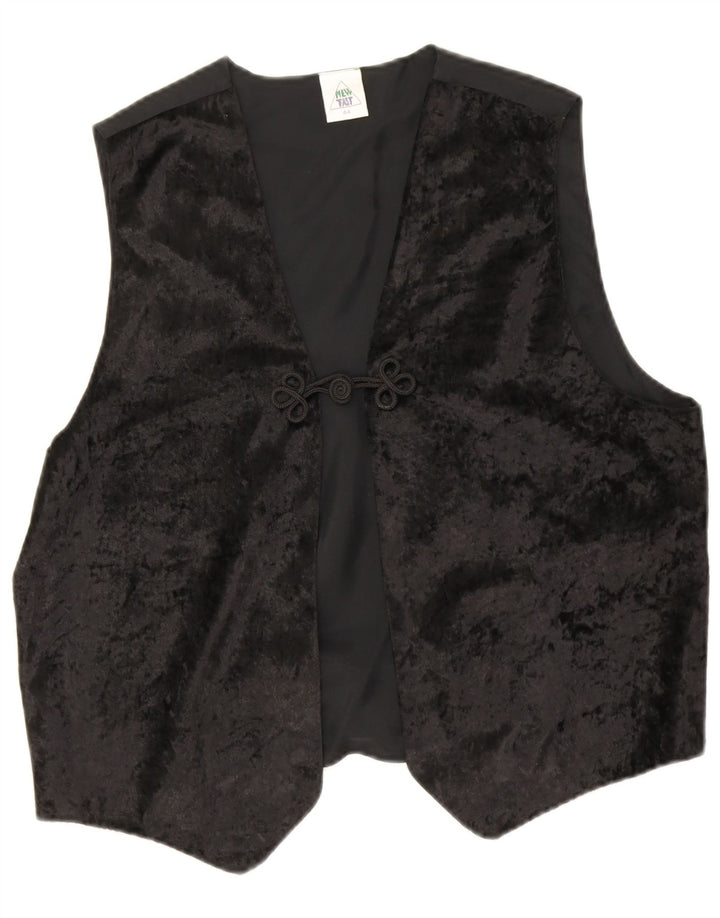 Novo colete rápido feminino ue 44 xl poliéster preto