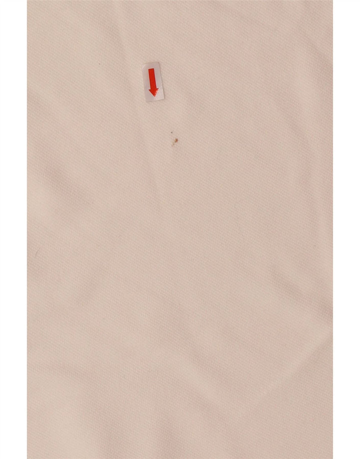 Camisa polo masculina LEE grande algodão branco