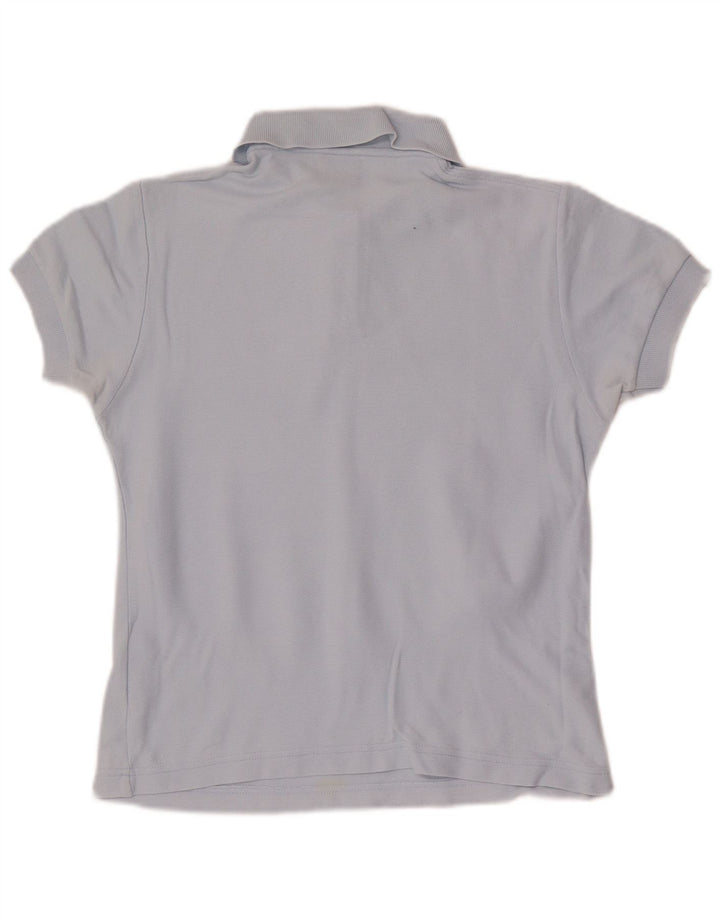 Polo feminino Fila Crop IT 40 pequeno algodão azul
