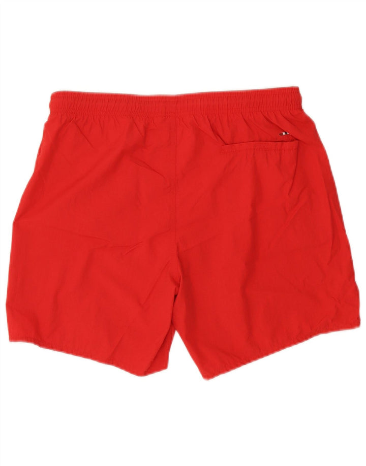 Napapijri Shorts de natação masculino gráfico pequeno vermelho poliamida praia