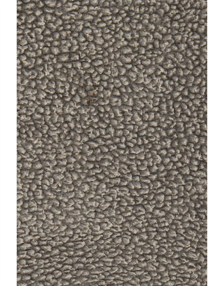 Weird Fish Mens Zip Neck Fleece Jumper Pequeno Poliéster Cinzento