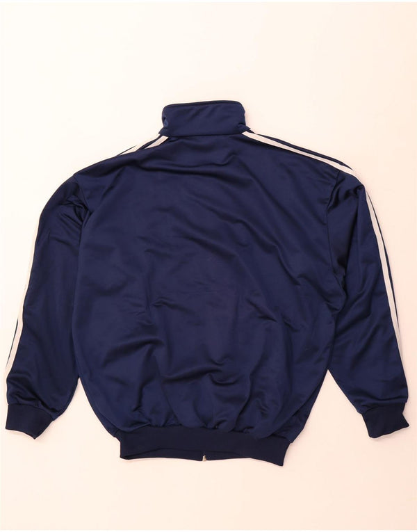 Adidas Mens Loose Fit Tracksuit Top Jacket UK 36/38 Pequeno Azul Marinho