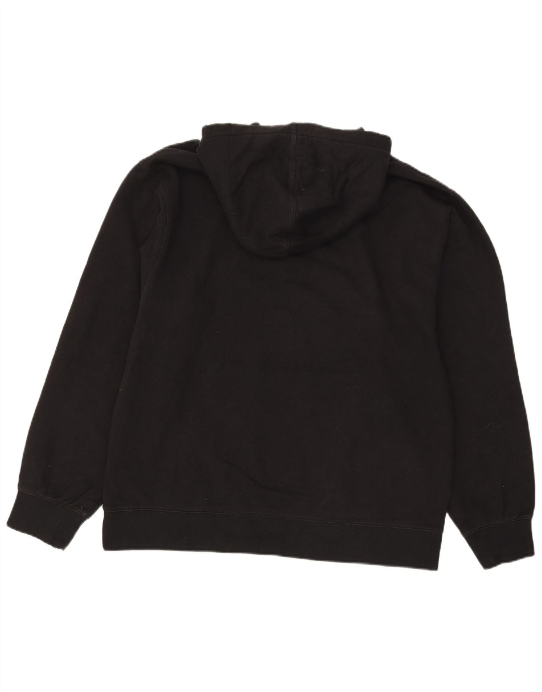 Vans masculino gráfico moletom com capuz grande algodão preto