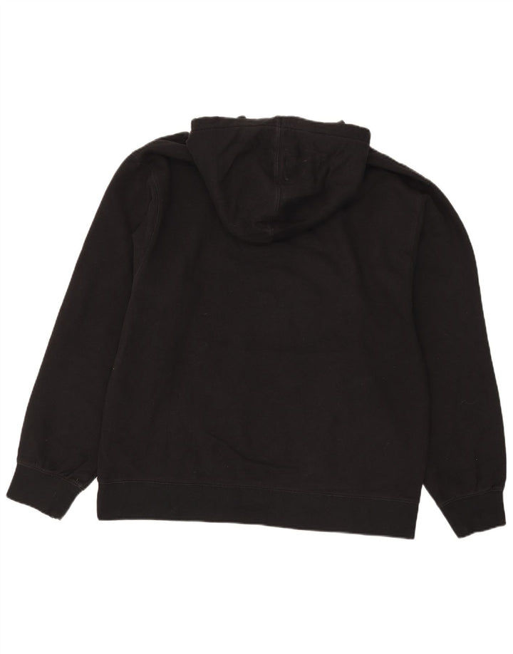 Vans masculino gráfico moletom com capuz grande algodão preto