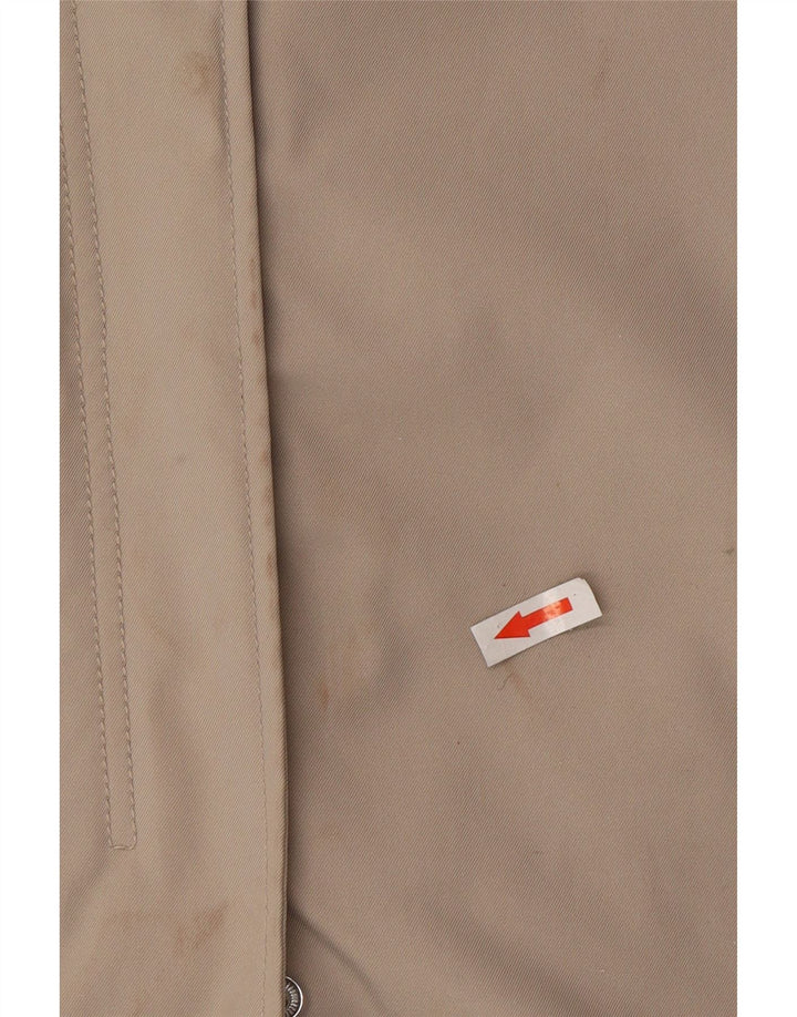 Capa de chuva grande com capuz Esprit para mulher UK 6 XS poliéster bege