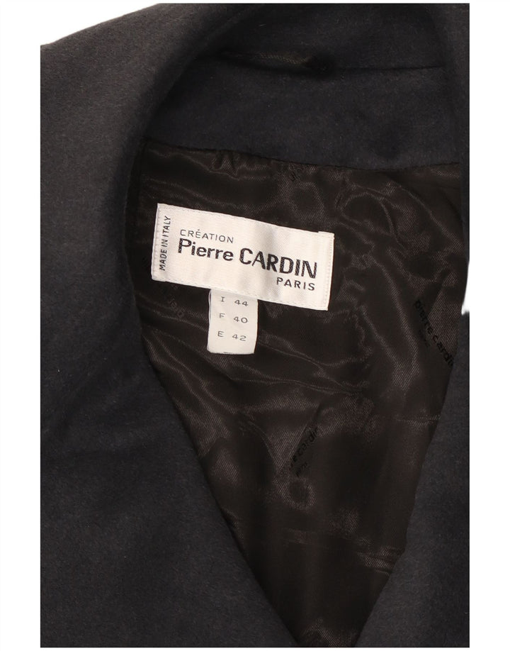 Sobretudo feminino grande aberto PIERRE CARDIN IT 44 acetato preto médio