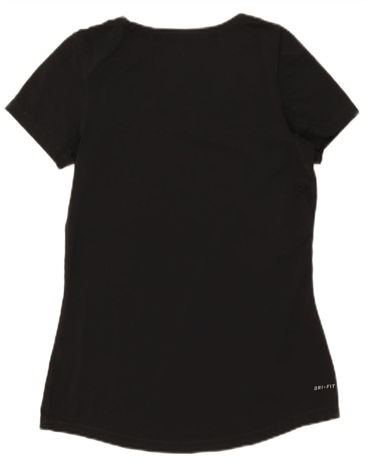 Camiseta Nike Feminina Dri Fit Top UK 12 Médio Preto Poliéster