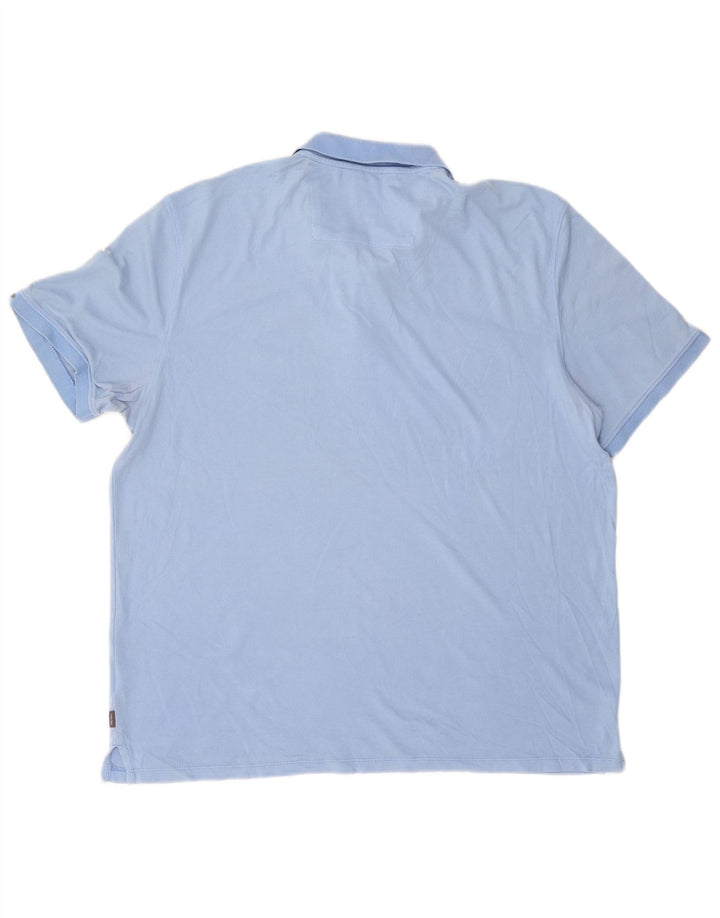 Camisa polo masculina CALVIN KLEIN grande algodão azul