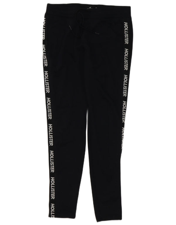 Calça de treino masculina Hollister Graphic azul marinho médio algodão
