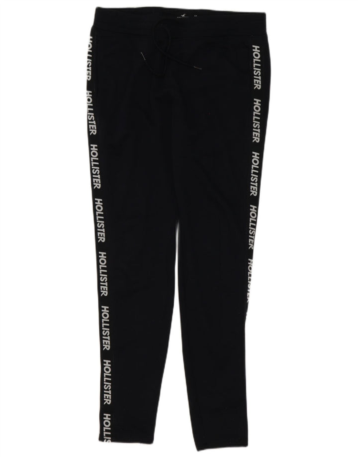 Calça de treino masculina Hollister Graphic azul marinho médio algodão
