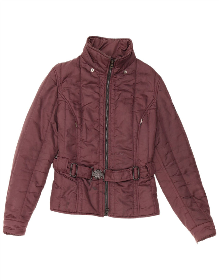 Jaqueta acolchoada feminina Refrigiwear UK 12 poliamida roxa média