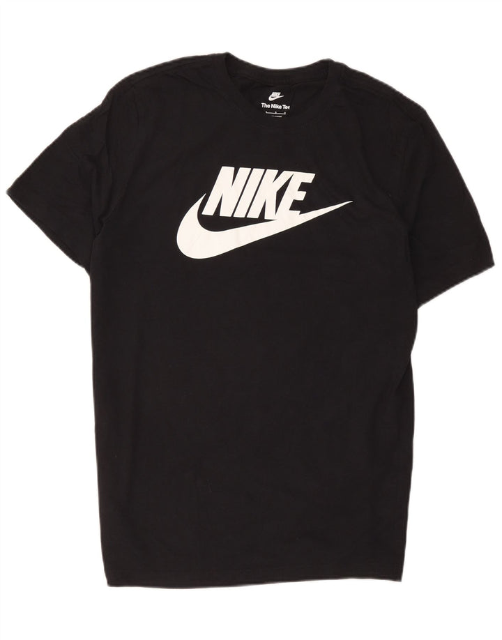 Camiseta gráfica masculina Nike grande algodão preto