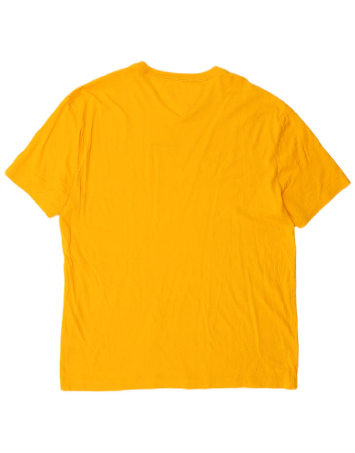Camiseta masculina TOMMY HILFIGER grande algodão amarelo