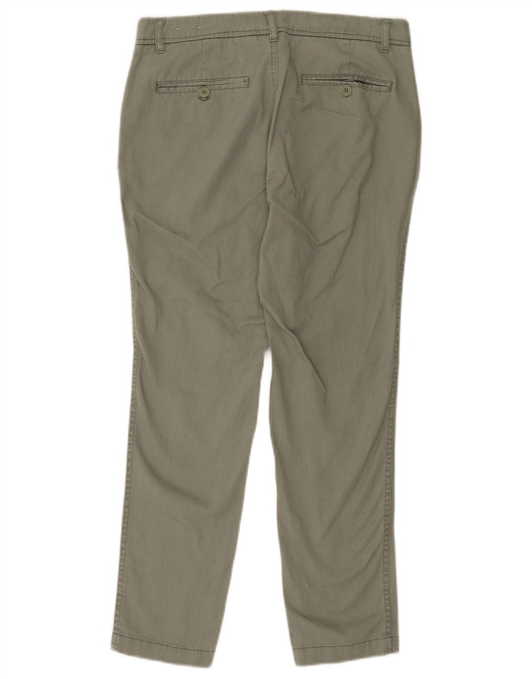 Calça chino feminina WOOLRICH US 6 médio W30 L26 algodão cáqui