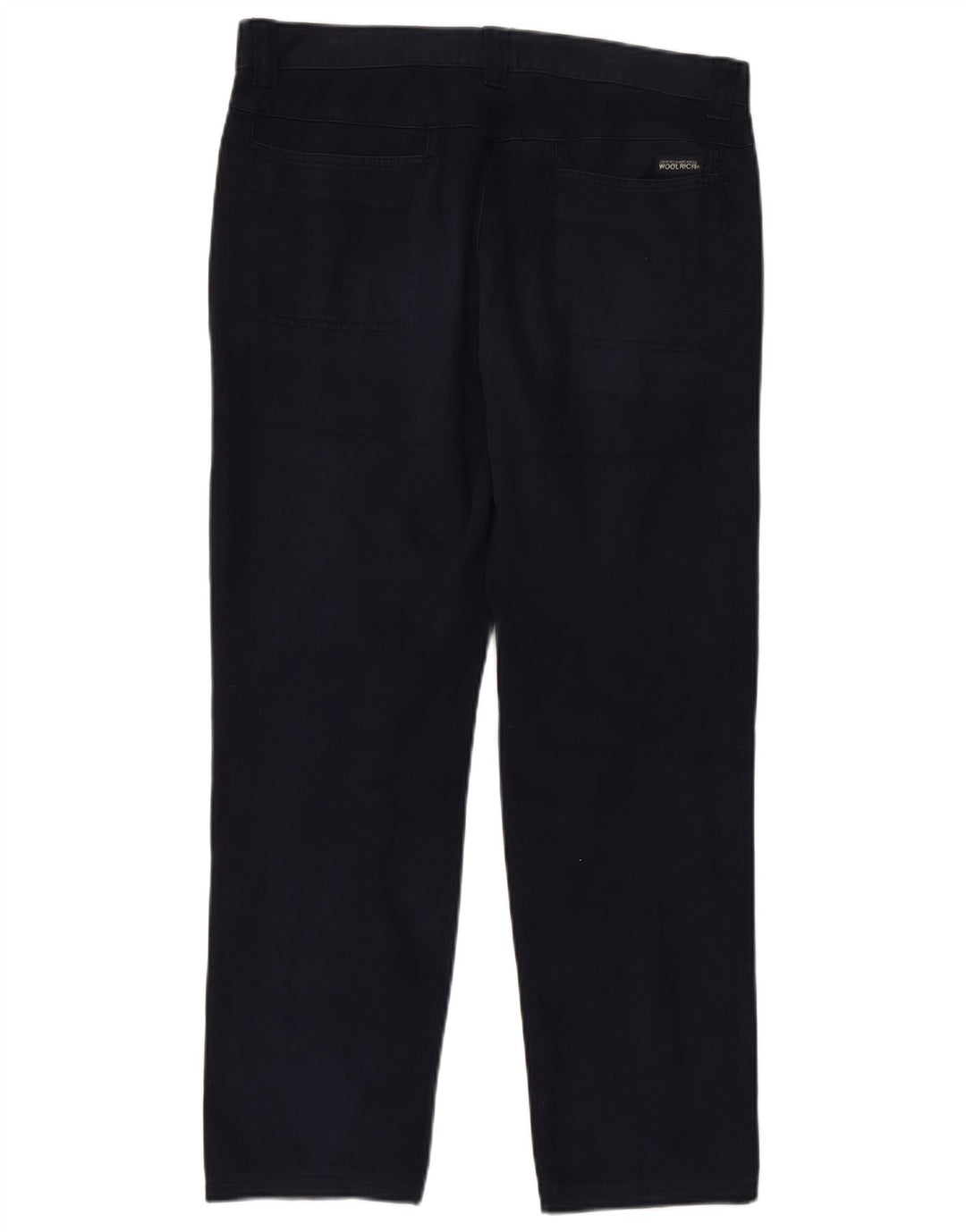 Calça chino masculina WOOLRICH reta W34 L28 azul marinho