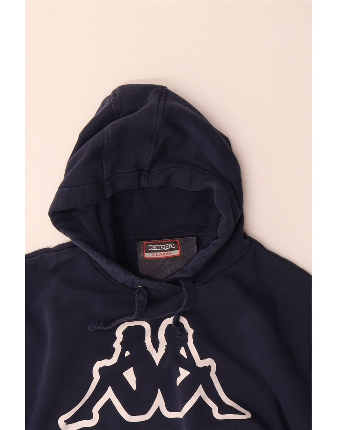 Jumper com capuz gráfico masculino KAPPA XL azul marinho