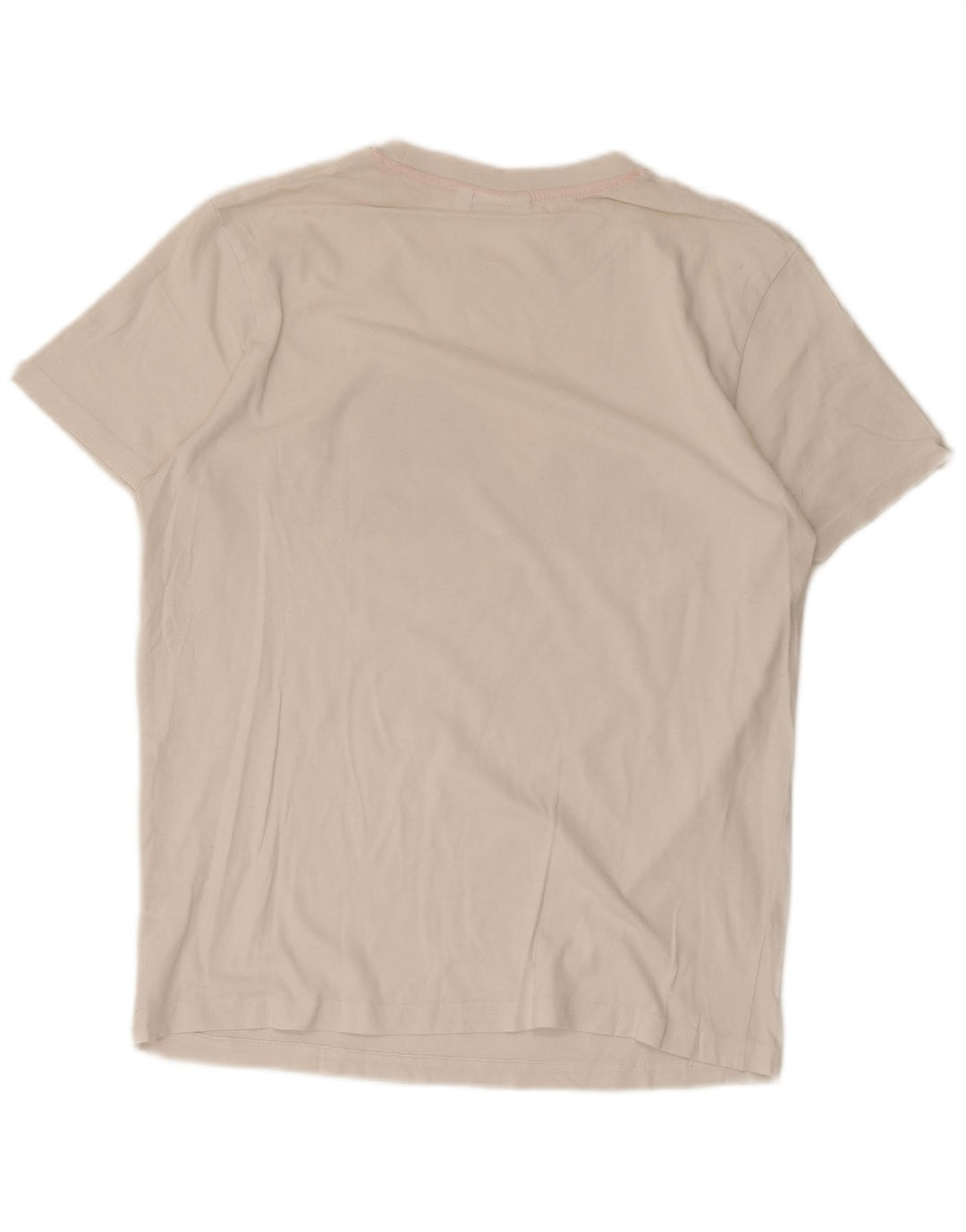 Ellesse Camiseta Masculina Heritage Graphic Top Pequeno Algodão Branco