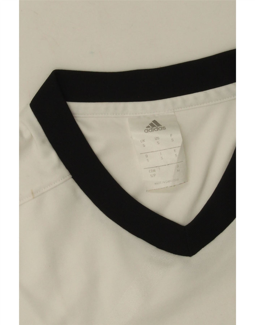 Adidas Mens Climalite Camiseta Top Pequeno Poliéster Branco