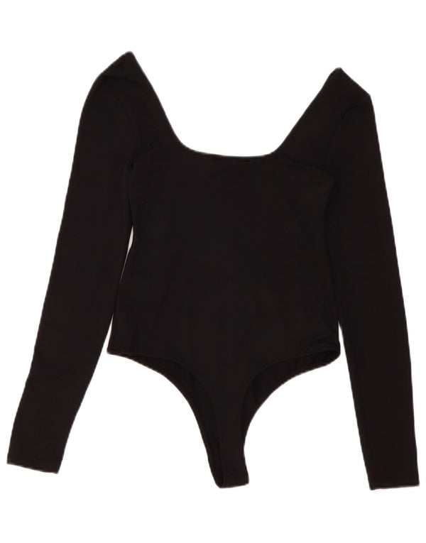 Body feminino Zara UK 12 médio preto poliamida