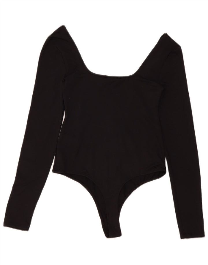 Body feminino Zara UK 12 médio preto poliamida