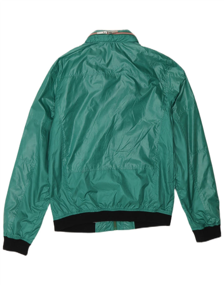Jaqueta bomber feminina com capuz gráfico Calvin Klein Jeans Reino Unido 14 verde médio