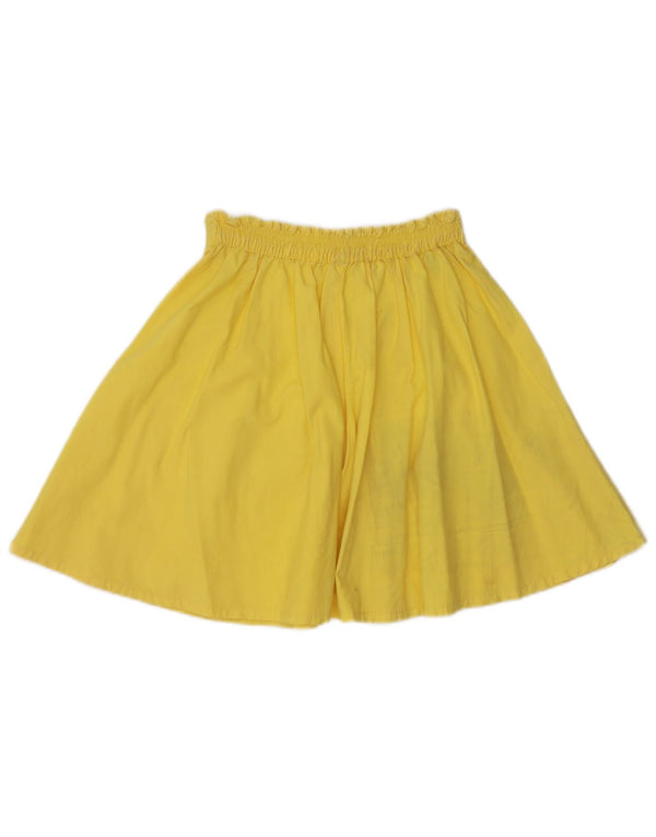 Saia Carrera Meninas A-Line 11-12 Anos W24 Algodão Amarelo