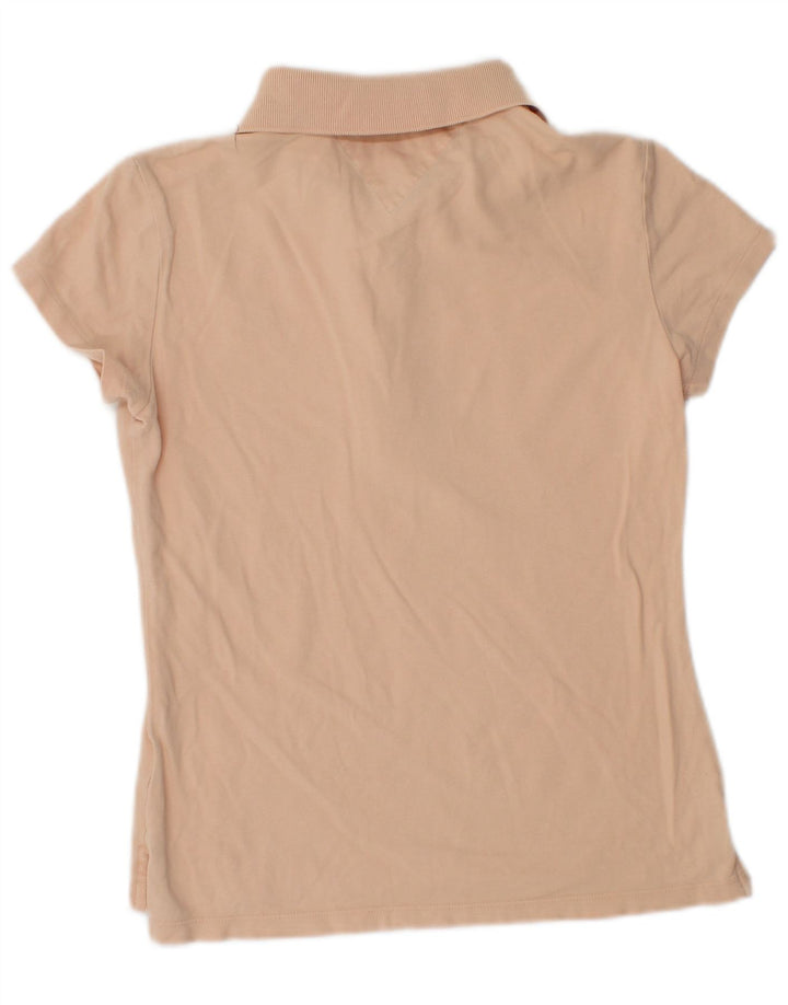 Polo Tommy Hilfiger Mulher UK 12 Médio Laranja