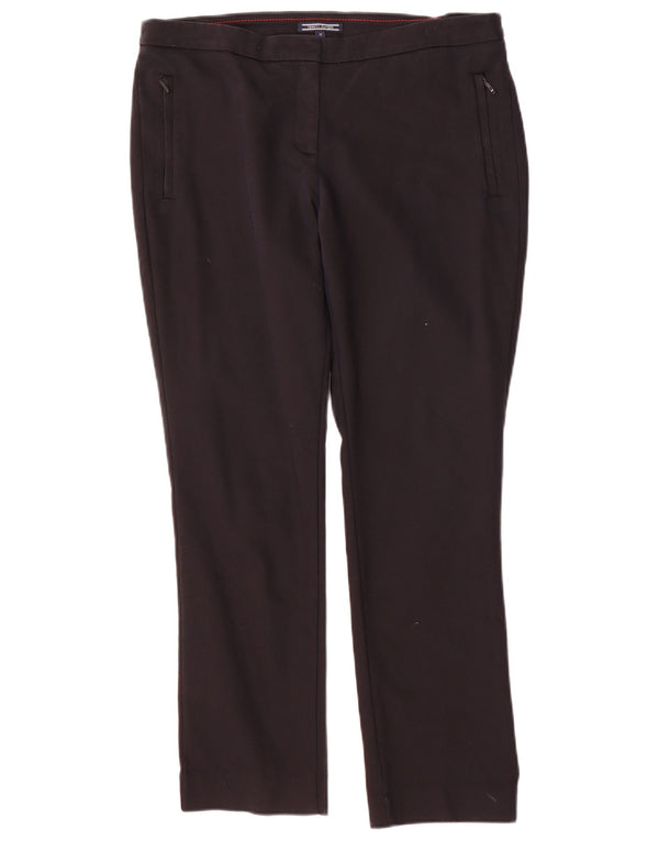 Calça Chino Tommy Hilfiger Feminina Slim EUA 10 Grande W34 L28 Nylon Preto