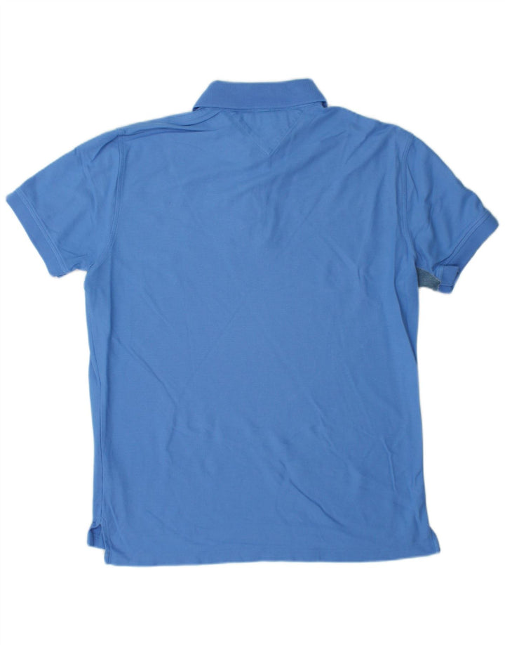 Camisa polo masculina TOMMY HILFIGER Regular Fit grande azul