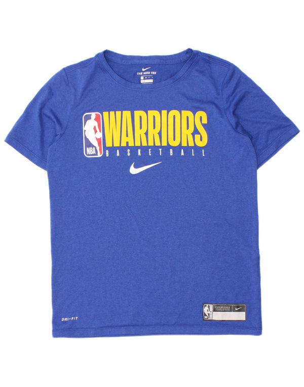 Camiseta Nike Boys Golden State Warriors Graphic Top 8-9 Anos Pequeno Azul
