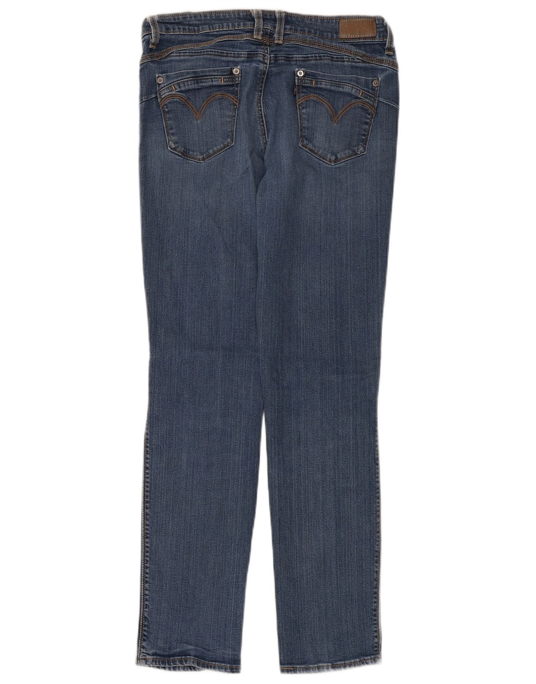 Jeans skinny feminino Levi's US 12 grande W31 L32 azul