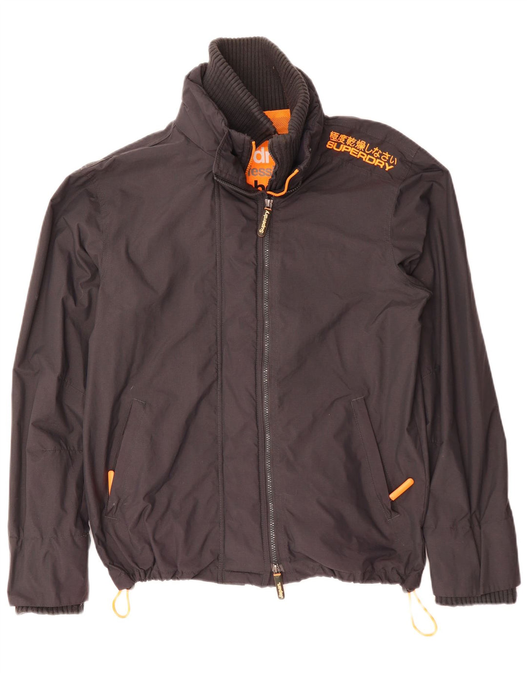 Jaqueta corta-vento masculina Superdry The Windcheater UK 40 poliéster cinza grande