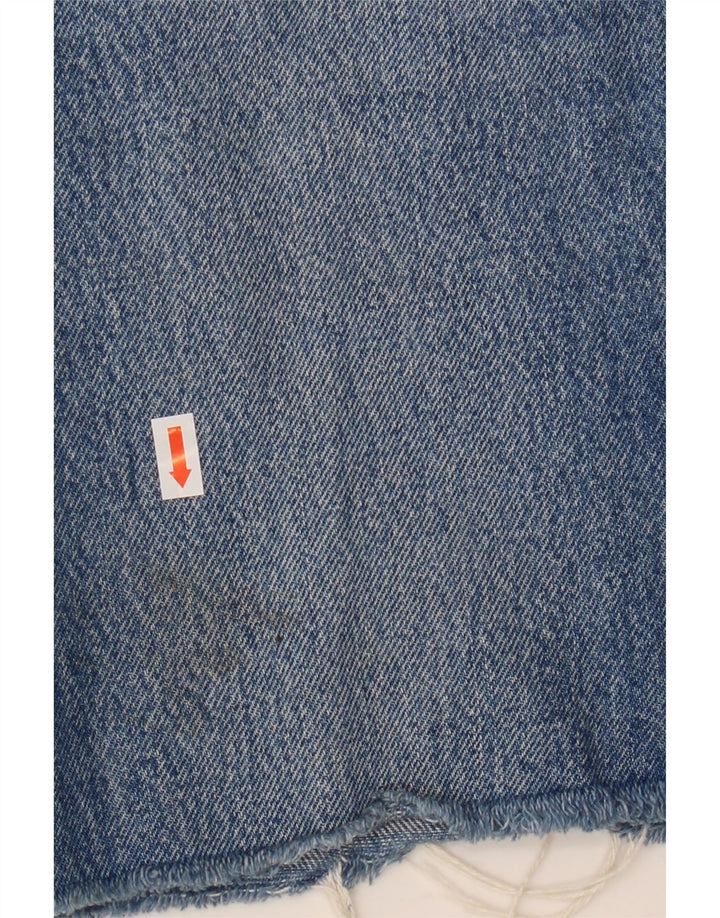Saia jeans feminina Levi's W25 XS azul algodão