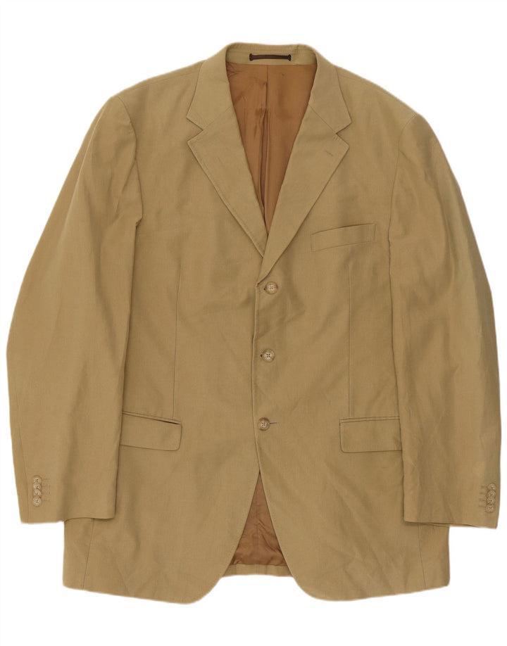 Jaqueta Blazer Masculina Massimo Dutti com 3 Botões EU 56 XL Bege