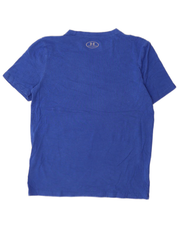 Camiseta solta UNDER ARMOUR para meninas 11-12 anos grande algodão azul