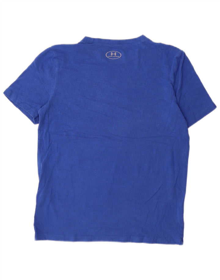 Camiseta solta UNDER ARMOUR para meninas 11-12 anos grande algodão azul