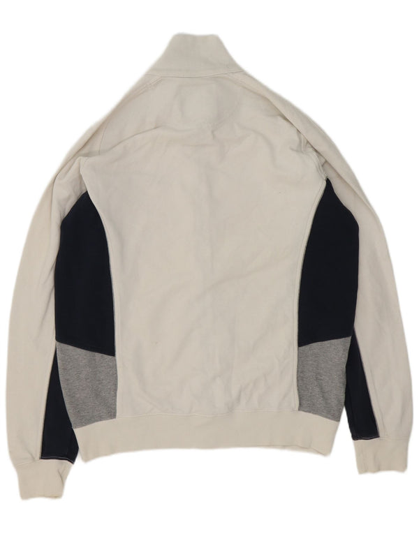 Jaqueta masculina de agasalho Champion XL branco colorblock algodão