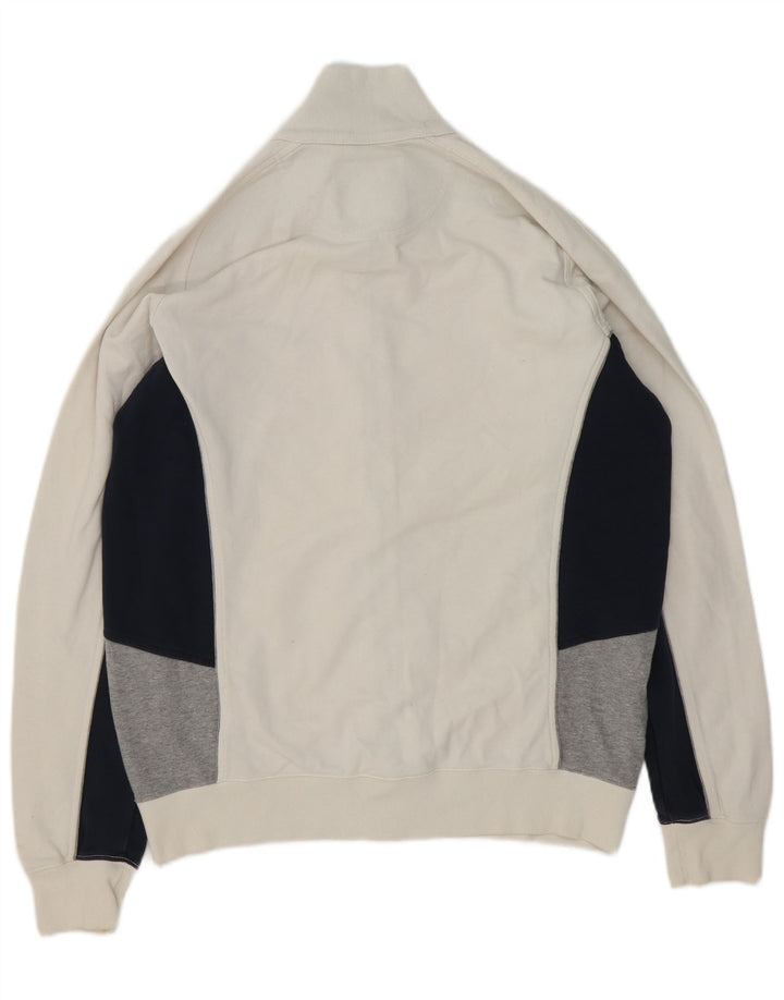 Jaqueta masculina de agasalho Champion XL branco colorblock algodão