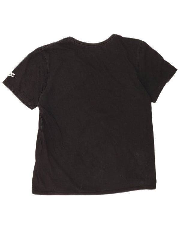 Camiseta Nike Masculina Athletic Cut Graphic Top Médio Algodão Preto