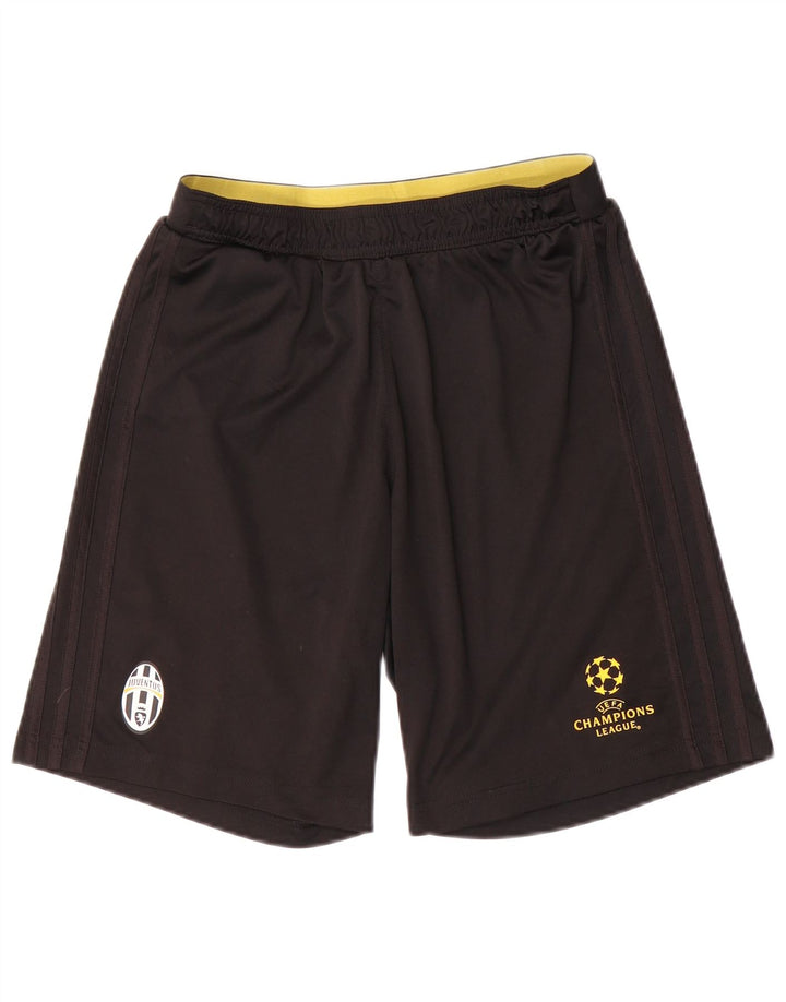 Adidas Mens Juventus Sport Shorts Pequeno Poliéster Preto