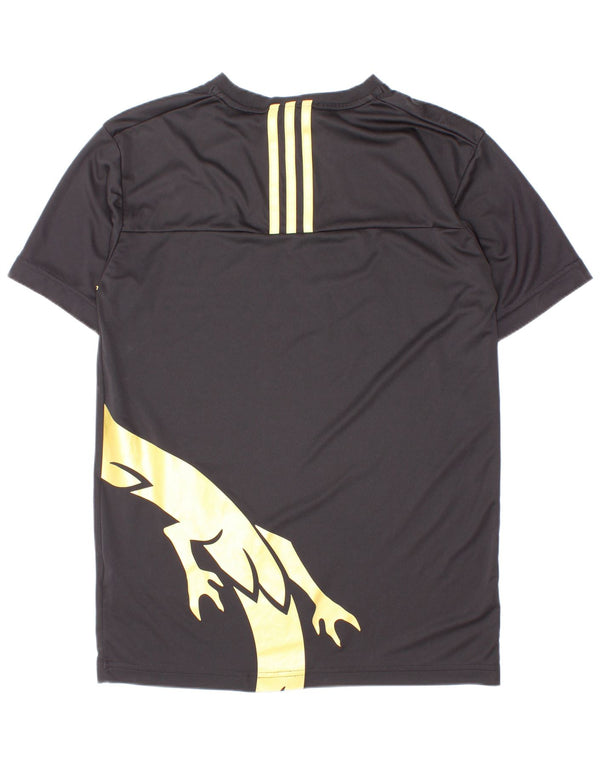 Camiseta Adidas Boys Primegreen Graphic Top 11-12 Anos Preto Poliéster