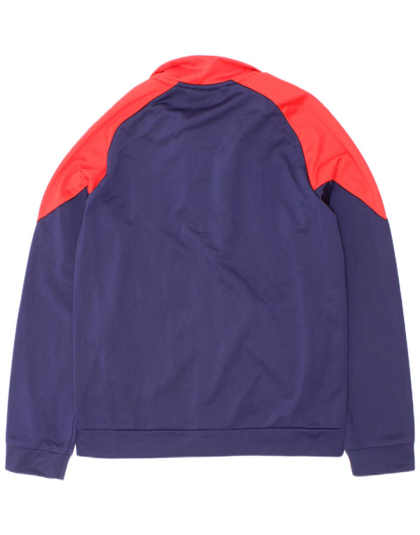 Jaqueta Puma Boys Graphic Tracksuit Top 11-12 Anos Azul Marinho Colorblock