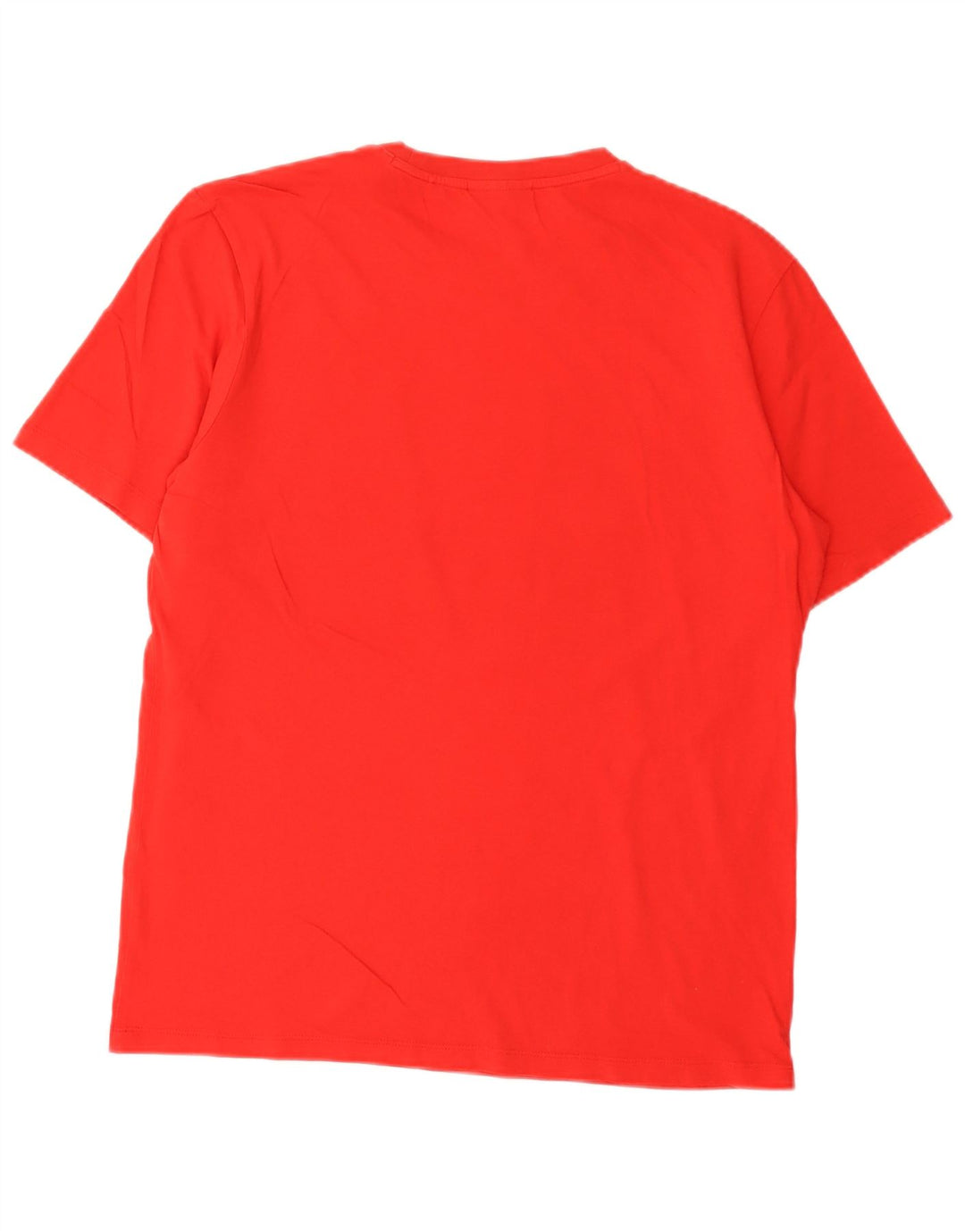 Camiseta gráfica masculina Hugo Boss pequena vermelha