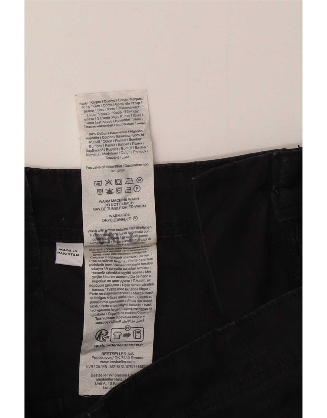 Shorts cargo masculino Jack & Jones XS W26 algodão preto