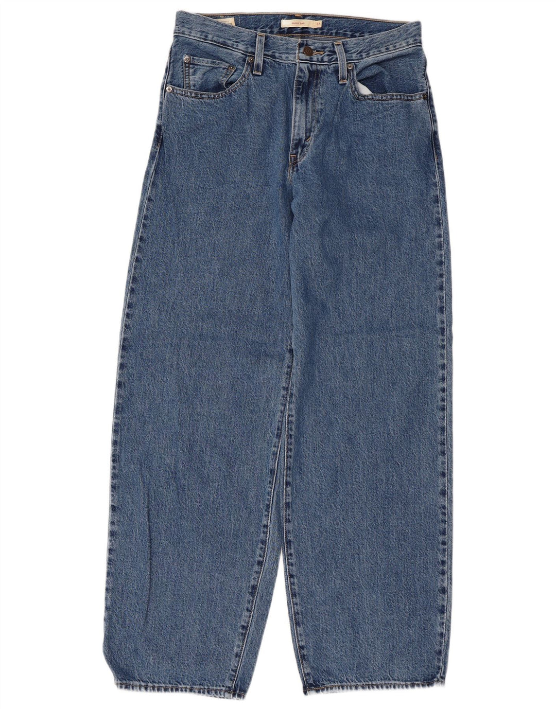 Jeans feminino Levi'S Baggy Dad Wide Leg W27 L30 algodão azul