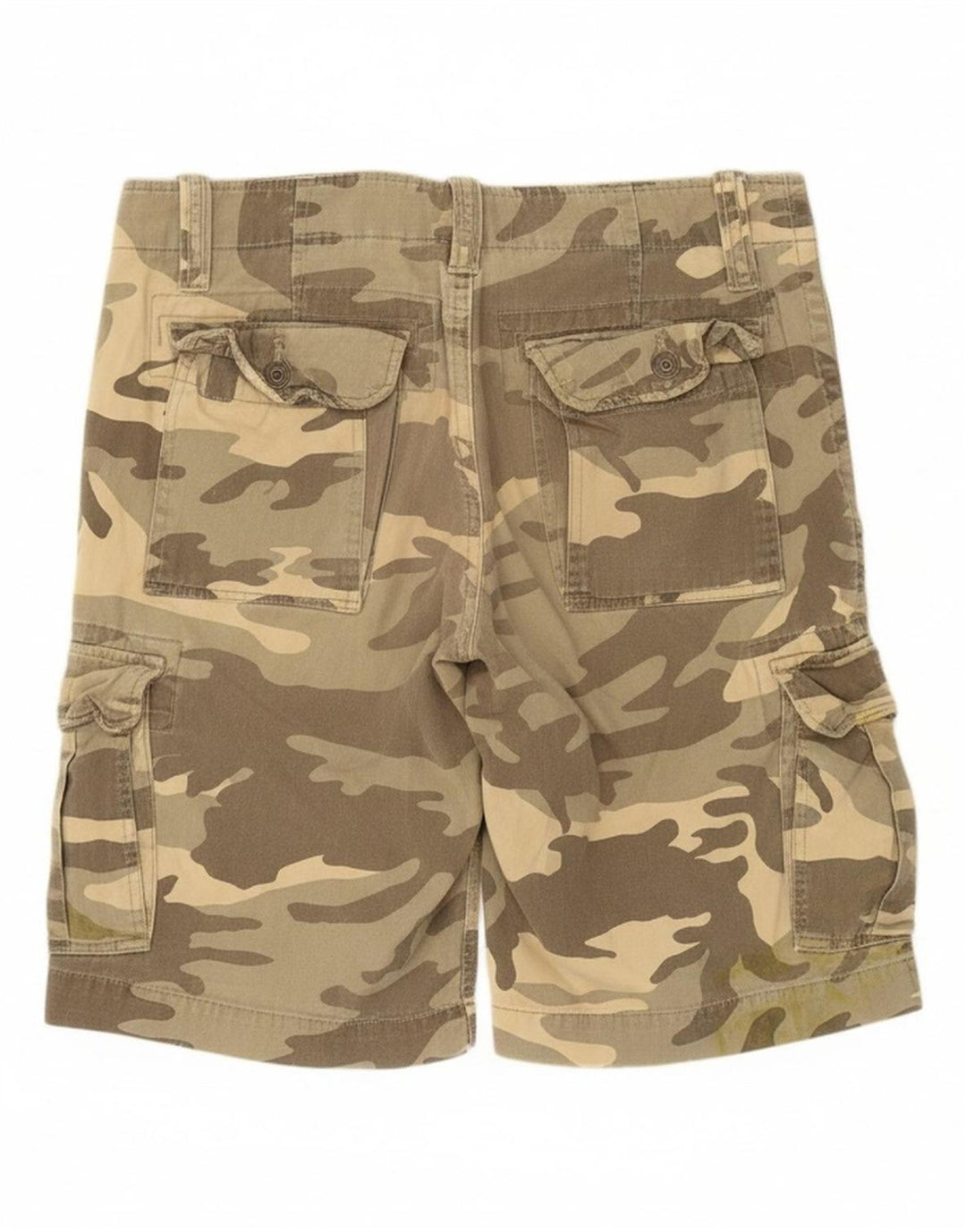 Shorts cargo masculino TOMMY HILFIGER W31 algodão camuflado médio cáqui