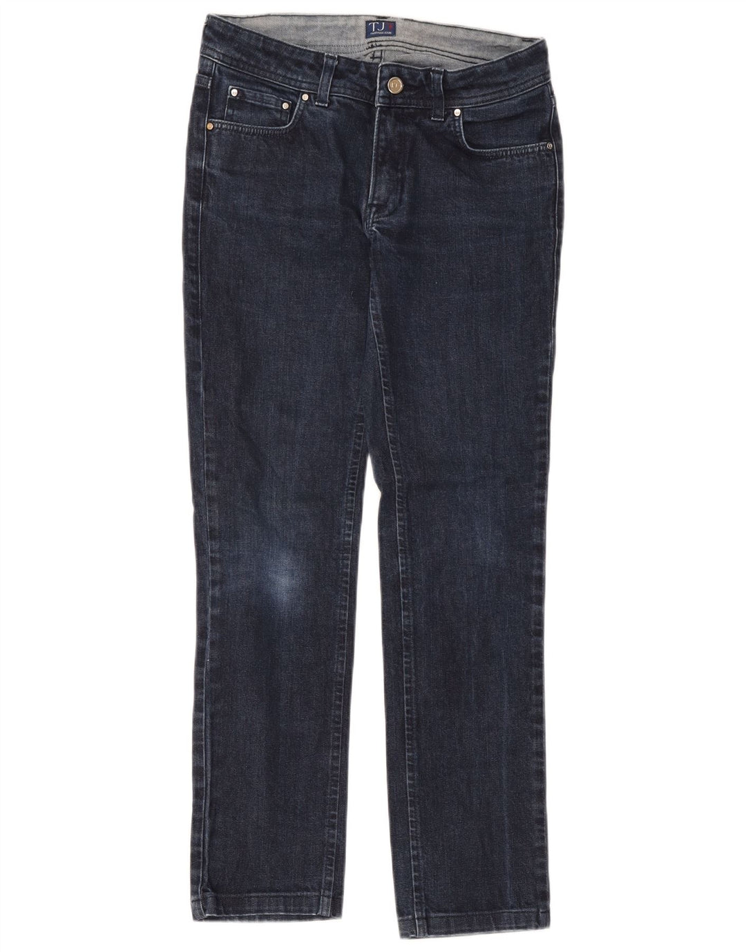 Trussardi Jeans Slim Feminino W26 L28 Algodão Azul Marinho