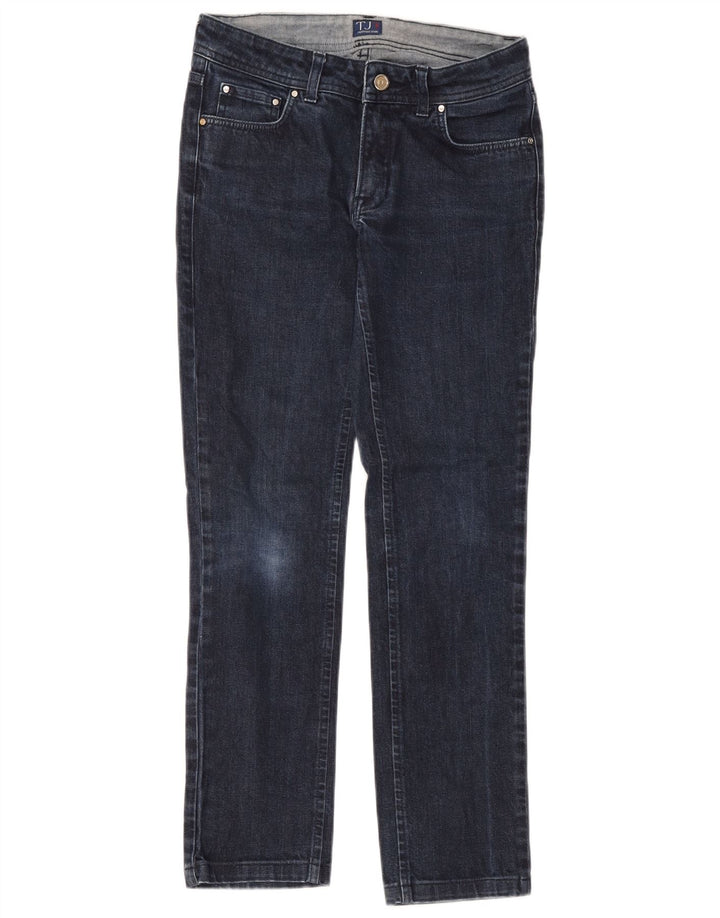 Trussardi Jeans Slim Feminino W26 L28 Algodão Azul Marinho